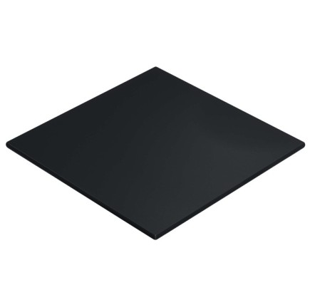 Tablero de mesa COMPACTO, 12 mm. de espesor, Negro 3190, Tavilo, 69 x 69 cms