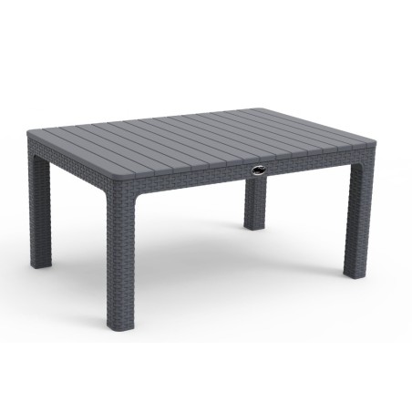 Mesa ALBUFEIRA, baja, polipropileno gris, 90 x 60 cms