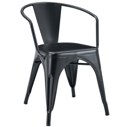 Sillón TOL EK LIMITED, acero, negro