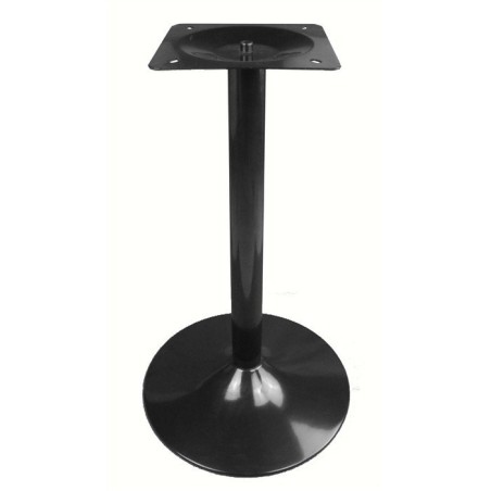 Mesa alta CRISS, base de 110 cms y tapa de 70 cms. Colores a elegir, Bases CRISS, altura 110 cms: Negra, Tableros de 70 cms: BIL